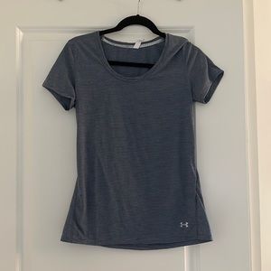 Underarmour Petite Striped Workout Shirt